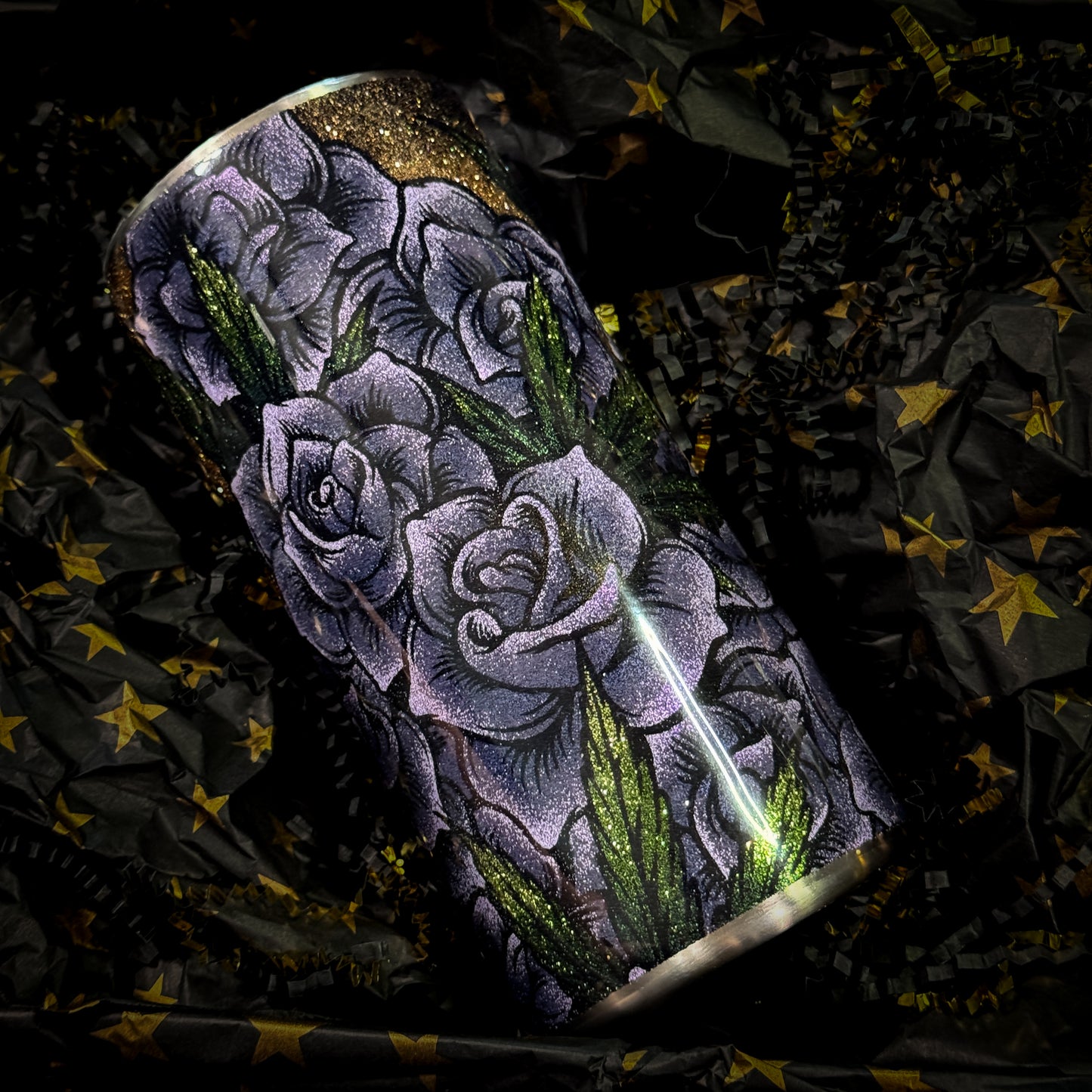 Purple/Gold Rose/Smoker - 22oz